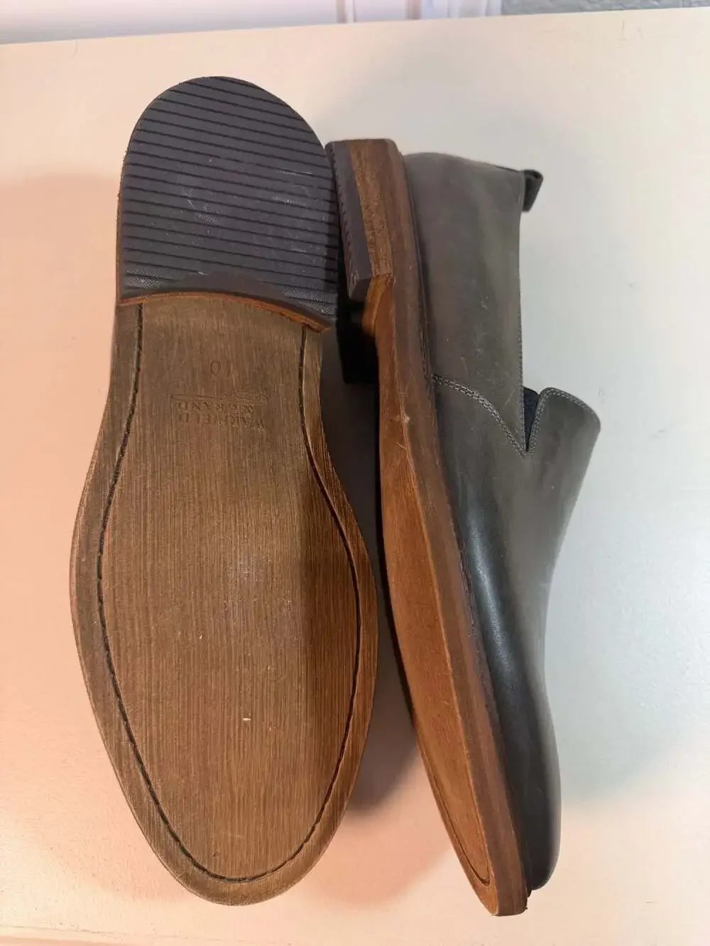 Warfield & Grand Menlo Leather Slip-On Loafers Size 10